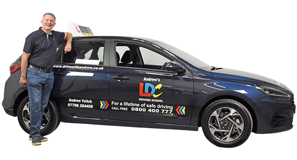 Andrew Veitch's driving school car